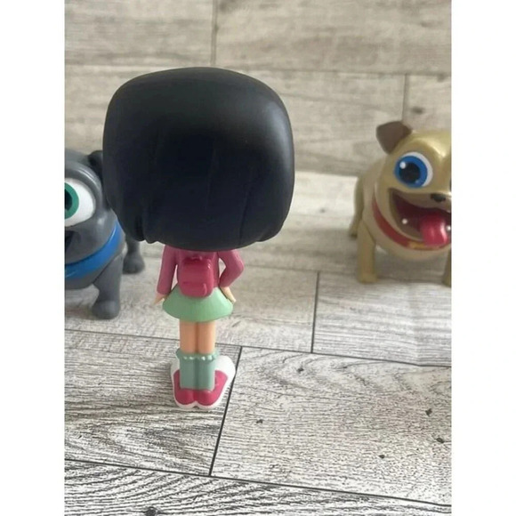 Lot of 5 Disney Jr. Puppy Dog Pals Figures Chloe Sitting Bob Rolly Bingo Lollie - Picture 6 of 12